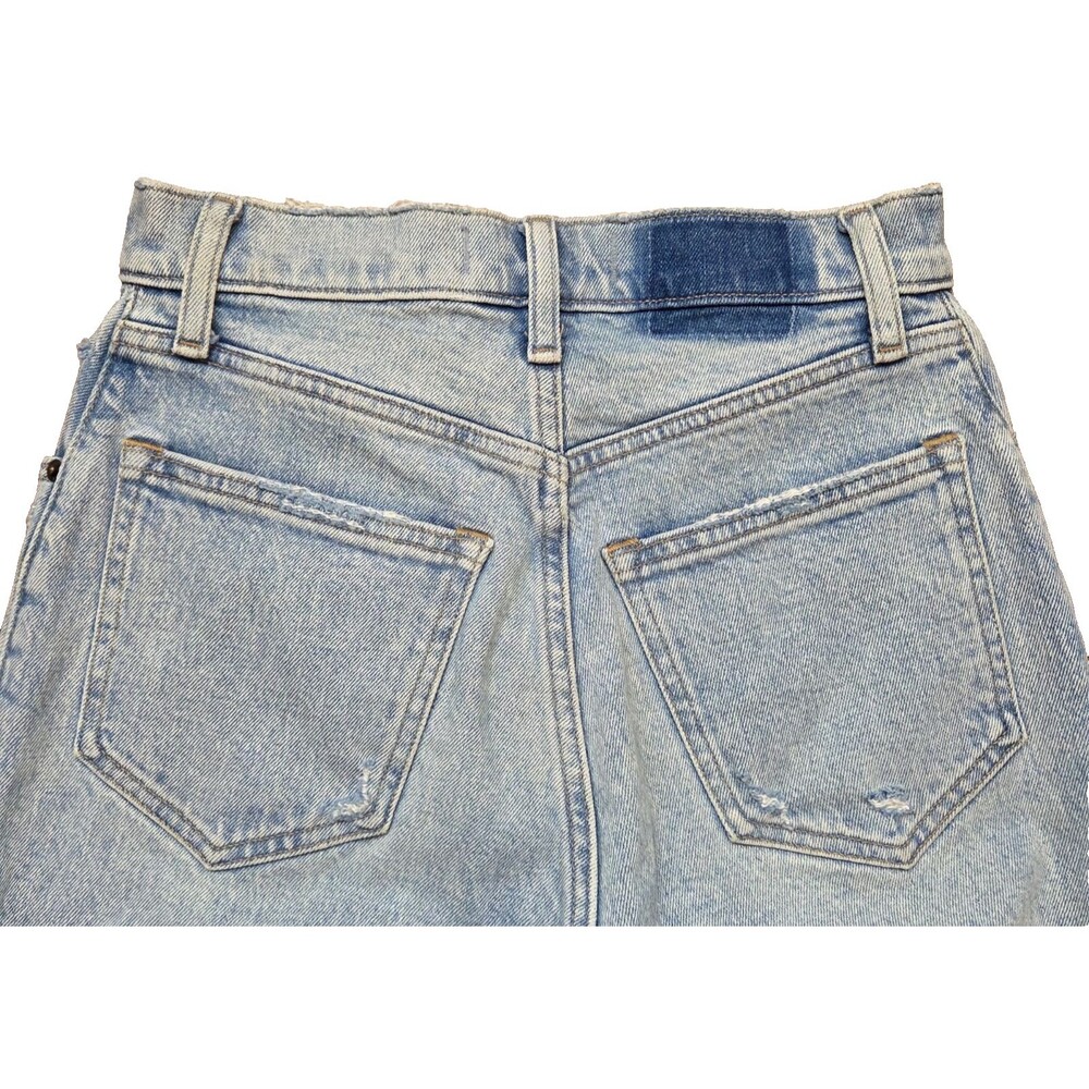 Abercrombie & Fitch Curve Love ’90s Straight Jeans 25 Ultra High Rise Light Wash - Picture 4 of 10